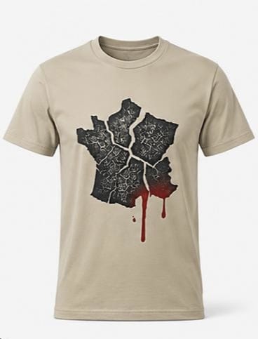 T-shirt carte France